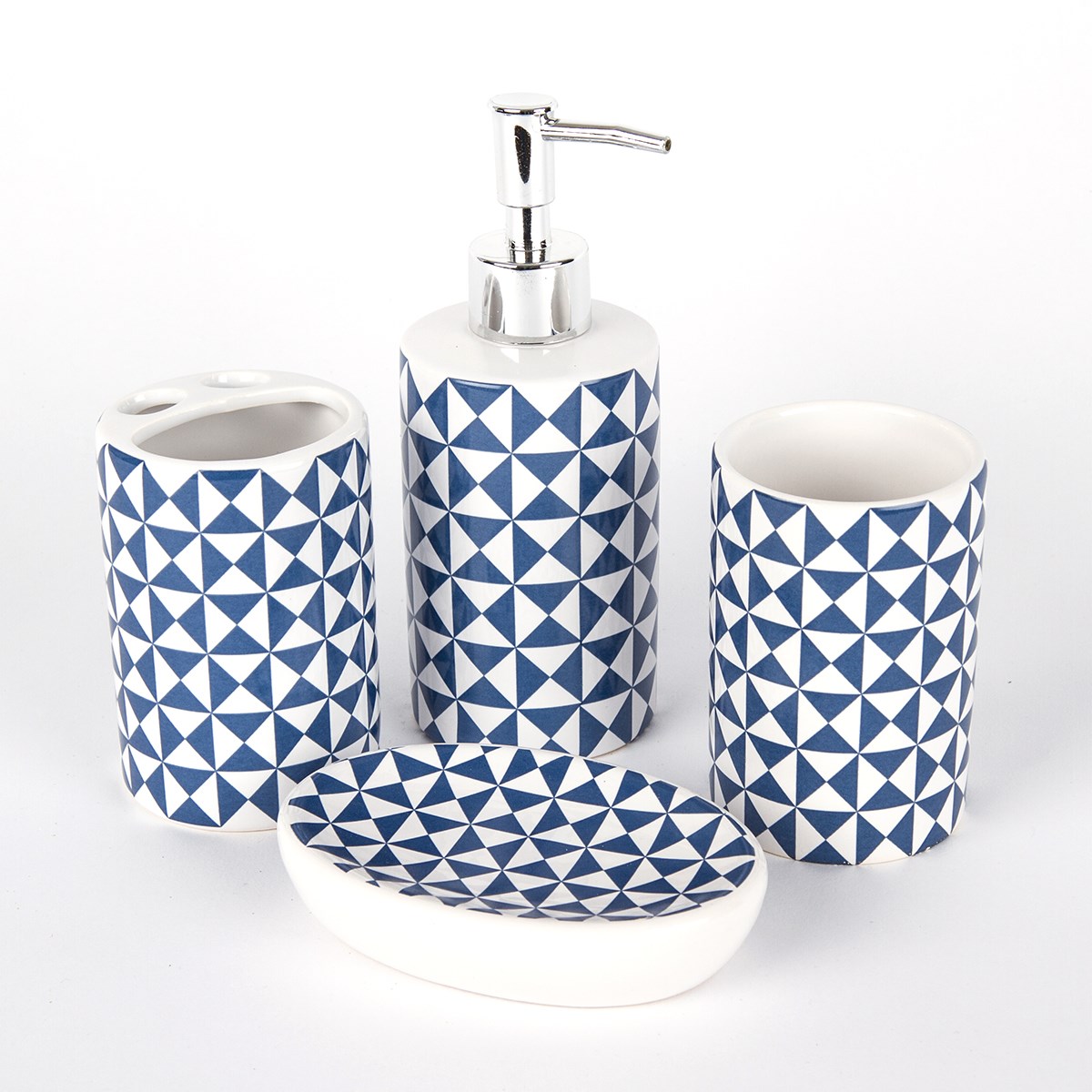 Kúpeľňový set Modern, tmavomodrá