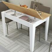 Jídelní stůl Kiev White and Oak