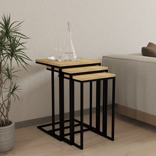 Beistelltisch Roma Sapphire, 3 Stück
