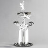 Ruchoma dekoracja, świecznik z dzwonkami DE Luxe srebrny