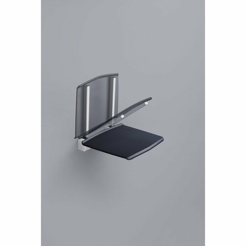 GELCO GS120G zložljiv sedež za prho 32,5 x 32,5 cm, temno siva