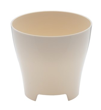 Obal na květiny LUNA, sv. slonová kost, Plastia, 22 cm