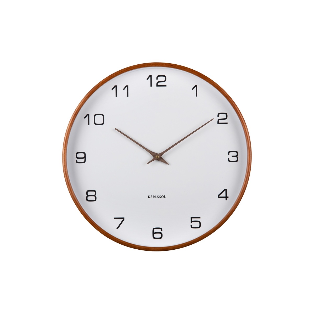 Karlsson 5993WH designové nástěnné hodiny bílá, pr. 40 cm - thumb (1)