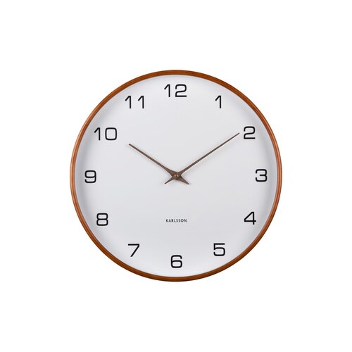 Karlsson 5993WH ceas de perete design alb,diametru 40 cm