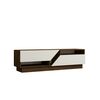 Koza Walnut and White TV-asztal