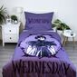 Jerry Fabrics Бавовняна постільна білизна Wednesday Purple, 140 x 200 см, 70 x 90 см