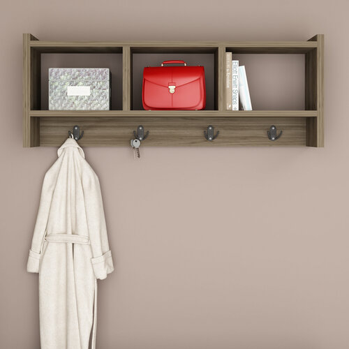 Wandgarderobe Midnight Walnut