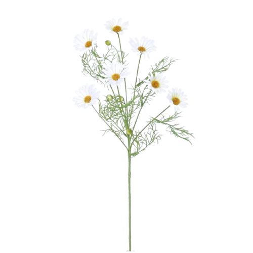 Százszorszép művirág fehér, 79 cm