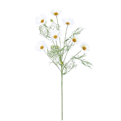 Mesterséges százszorszép fehér, 79 cm