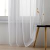 Perdea Homede Kresz Eyelets gold, alb, 140 x