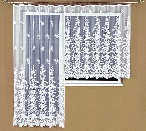 Hotová žakárová záclona Viktoria, 350 x 175 cm, 200 + 250 cm
