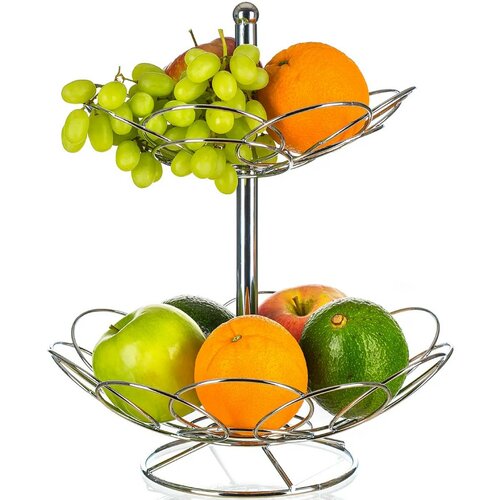 Banquet Stojak druciany na owoce Wire LINEA, 30 x 33 cm