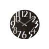 Nástenné hodiny Lavvu Style Black Wood LCT1010, pr. 40 cm