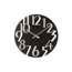 Zegar ścienny Lavvu Style Black Wood, śr. 40 cm