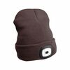 Sixtol Шапка з ліхтарем 45 лм, USB, уні, коричнева