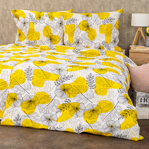 4Home Крепова постільна білизна Floral fantasy, 140 x 220 см, 70 x 90 см