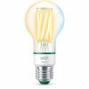 Bec cu filament Philips WiZ LED E27 A60 4,3W2700-4000K, reglabil