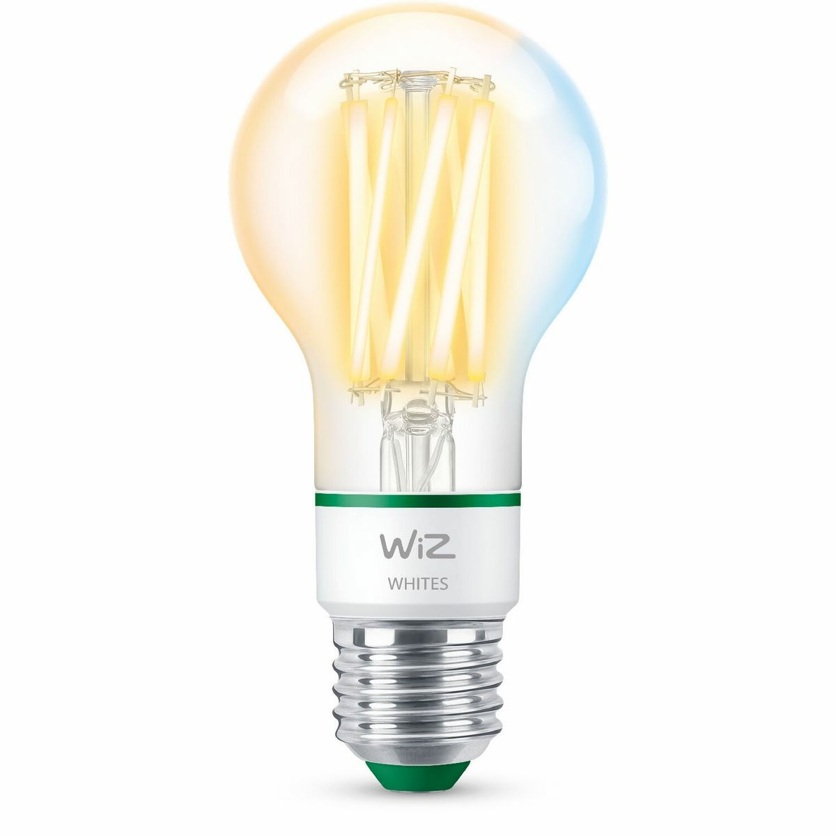 Fotografie Philips WiZ LED filament žárovka E27 A60 4,3W 2700-4000K, stmívatelná