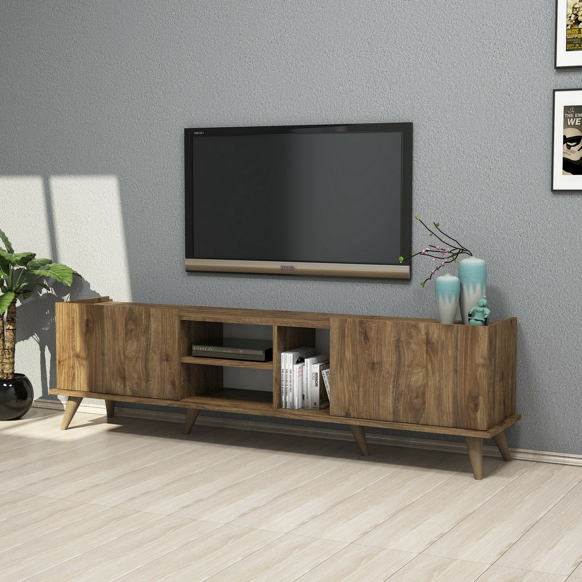 Televízny stolík Elegante Walnut