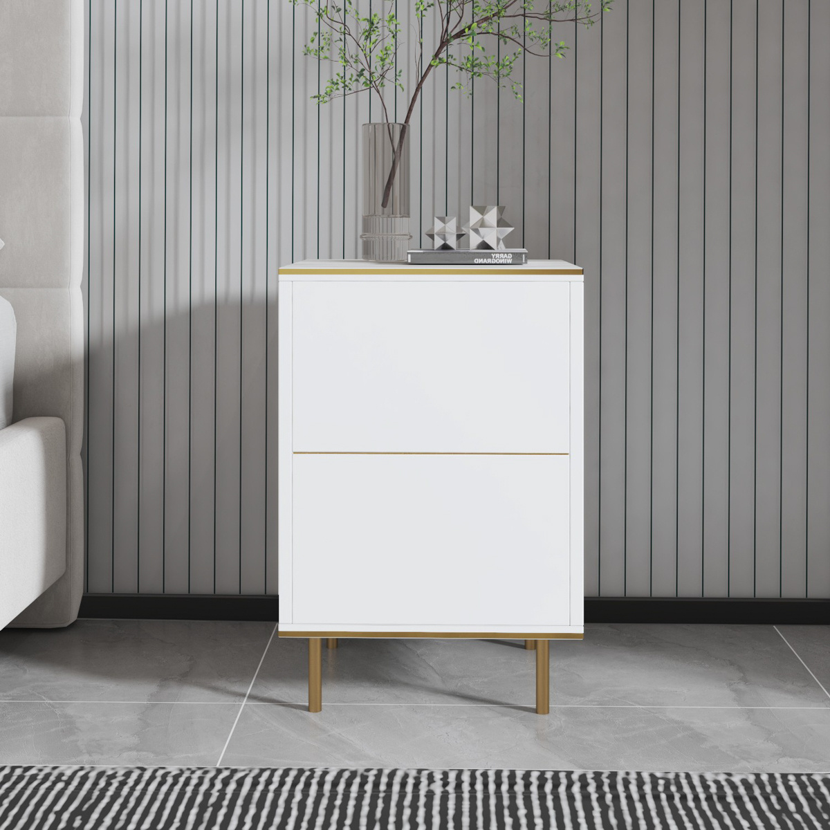 Noční stolek Imaj Marble White - thumb (2)