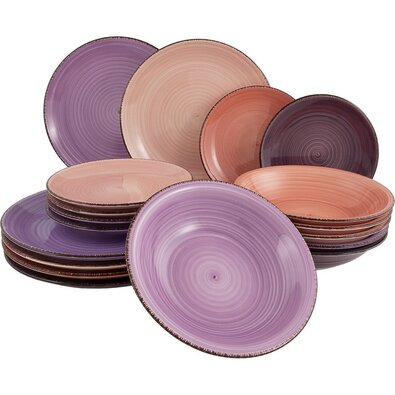 Set de masă Orchid, 18 piese