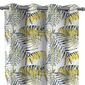 Restilo Draperie Blackout Palm Leaves galbenă, 140 x 245 cm