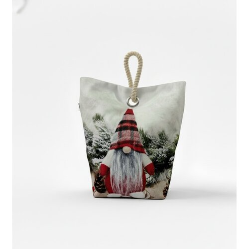 Stopper de ușă de Crăciun Elf roșu, 22 x 23 cm