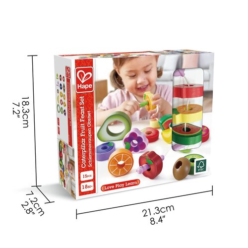 Hape Spielset - Obstschmaus mit Raupen