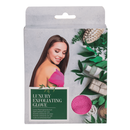 Rękawica peelingująca Luxury, różowa