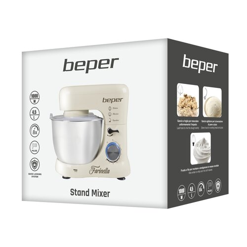 Robot de bucătărie Beper BP200, bej