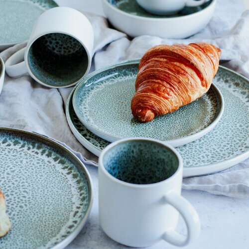 Mäser Zestaw naczyń stołowych 16 szt. MALEA – zielony