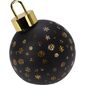 Ornament de Crăciun LED Xmas Ball negru, diametru 15 cm
