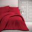 Kvalitex Stripe szatén ágynemű, piros, 140 x 220 cm, 70 x 90 cm