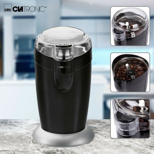 Clatronic KSW 3306 mlynček na kávu, čierna
