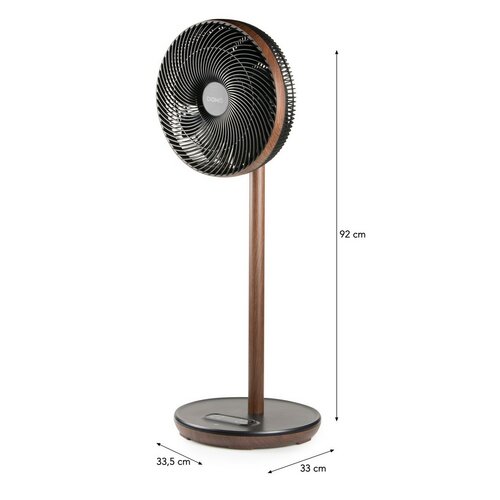 DOMO DO8155 stojanový ventilátor s osciláciou WoodStyle