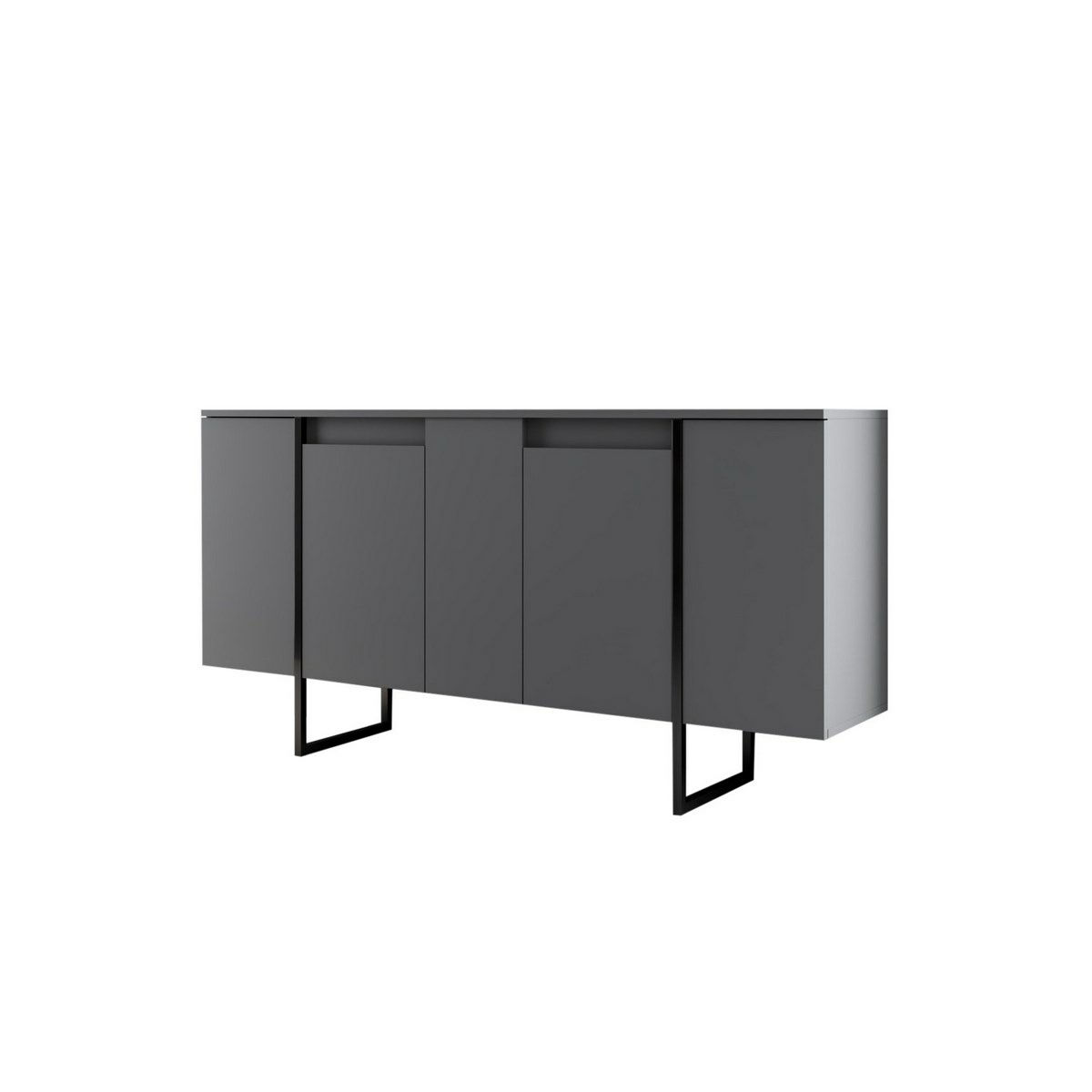 Szafka Luxe Anthracite and Black