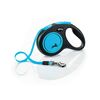 Flexi öntekercselő póráz New Neon M, 5 m, 25 kg,kék