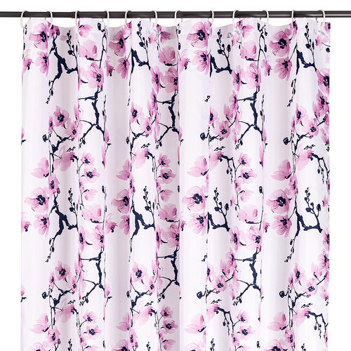 4Home Zasłona prysznicowa Sakura, 178 x 183 cm