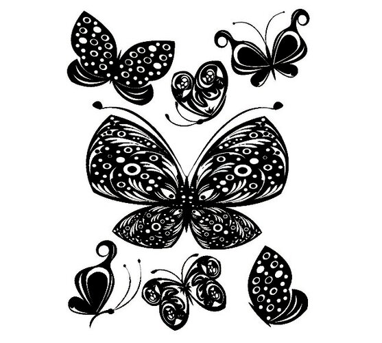 Samolepiace dekorácie Motýle