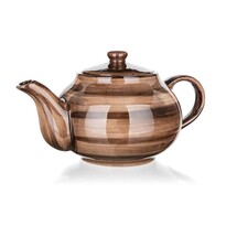 Banquet-Keramik-Teekanne PALAS, 1,2 l, Braun