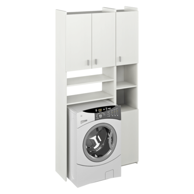 Waschmaschinenschrank MIRALI, weiß