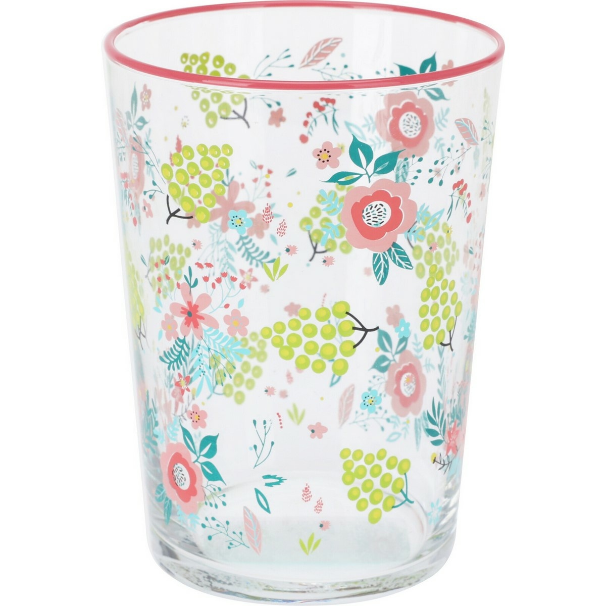Flowers & Fruits 4 db-os pohárkészlet 510 ml, rózsaszín, rózsaszín termék 2. képe
