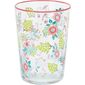 Set 4 pahare Flowers & Fruits 510 ml , roz