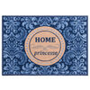 Vnútorná rohožka Home Princess modrá, 50 x 70 cm