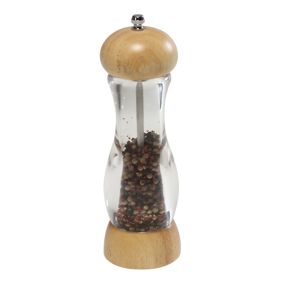 Kesper 13561 Młynek do pieprzu akrylowy, wys. 22cm