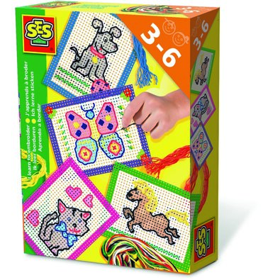 SES Stickereiset mit farbigen Vorlagen