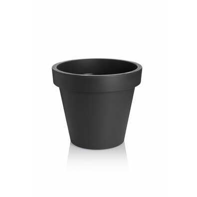 Gardenico Blumentopf Metro Twist 'n' Roll Anthrazit,39 x 35,5 cm