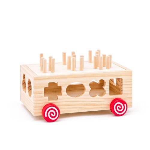 Woody Wagen mit 3-in-1-Formen