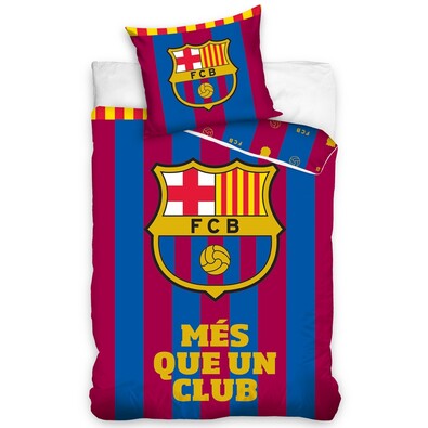 Pościel bawełniana FC Barcelona Więcej niż tylko klub, 140 x 200 cm, 70 x 80 cm