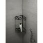 GEDY 2482-14 Smart kétszintes sarokpolc 20 x 32,5x 15,1 cm, fekete matt